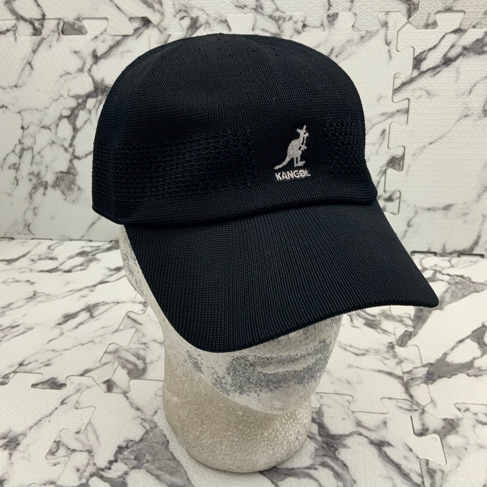 Men's Kangol Tropic Ventair Spacecap Black Baseball Casual Caps NWT
